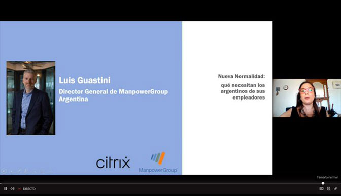 ManpowerGroup Argentina - Nueva normalidad, qué necesitan los argentinos de sus empleadores, organizado por Citrix
